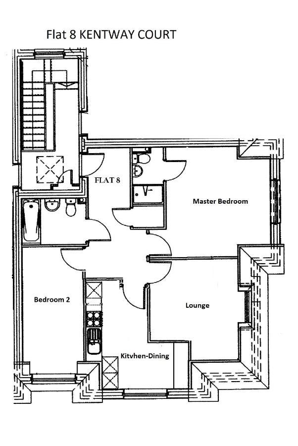 2 Bedroom 2 Bathroom Apartment 8 Including Free Parking Bromley Dış mekan fotoğraf